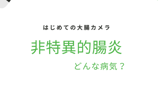 40代はじめての大腸検査　診断名は非特異的腸炎！？整腸剤の知識をもとう！